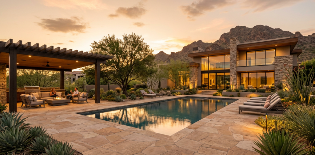 Landscape Architect Tempe AZ: Plans for Custom Arizona Homes | Luxury Landscape Architecture Scottsdale & Phoenix | Waibel & Associates