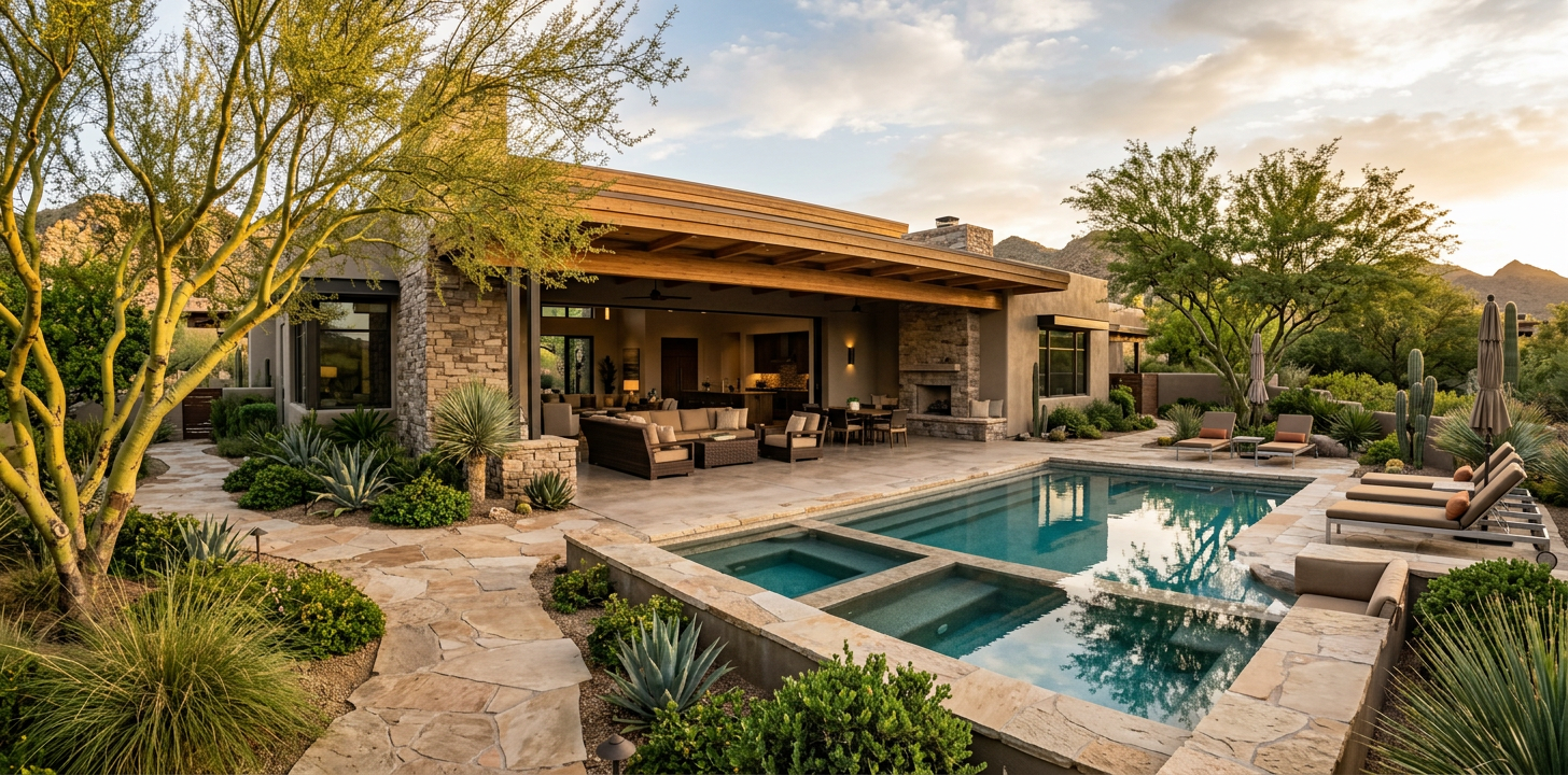 Residential Landscape Design Tempe for Custom Outdoor Living | Luxury Landscape Architecture Scottsdale & Phoenix | Waibel & Associates Residential Landscape Design Tempe for Custom Outdoor Living | Luxury Landscape Architecture Scottsdale & Phoenix | Waibel & Associates