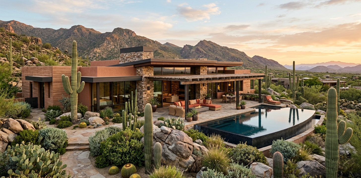 Custom Residential Landscape Design in Carefree, Arizona | Luxury Landscape Architecture Scottsdale & Phoenix | Waibel & Associates Custom Residential Landscape Design in Carefree, Arizona | Luxury Landscape Architecture Scottsdale & Phoenix | Waibel & Associates