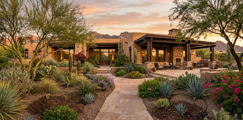 Irrigation Design Water Saving for Arizona Luxury Home Landscapes | Luxury Landscape Architecture Scottsdale & Phoenix | Waibel & Associates Irrigation Design Water Saving for Arizona Luxury Home Landscapes | Luxury Landscape Architecture Scottsdale & Phoenix | Waibel & Associates