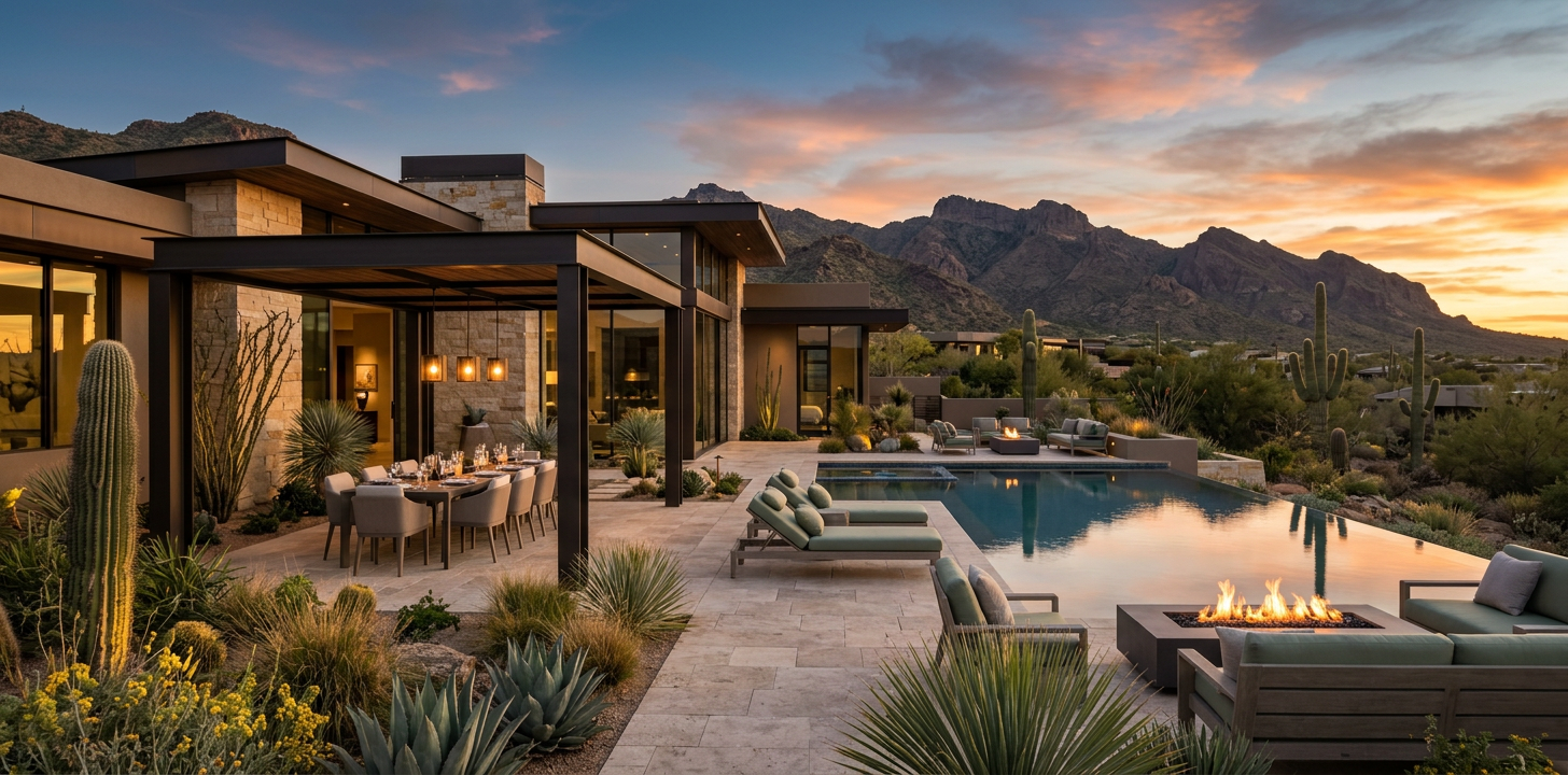 Outdoor Living Design North Scottsdale for Custom Homes | Luxury Landscape Architecture Scottsdale & Phoenix | Waibel & Associates Outdoor Living Design North Scottsdale for Custom Homes | Luxury Landscape Architecture Scottsdale & Phoenix | Waibel & Associates